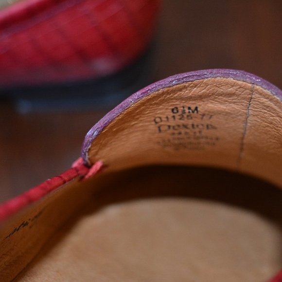 VINTAGE  Dexter , dark red  women's  Loafer.  6.5 - Picture 4 of 4